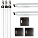 image 1 of Portable Pipe & Drape Frame, Backdrop Stand Set for Weddings - 3m x 6m