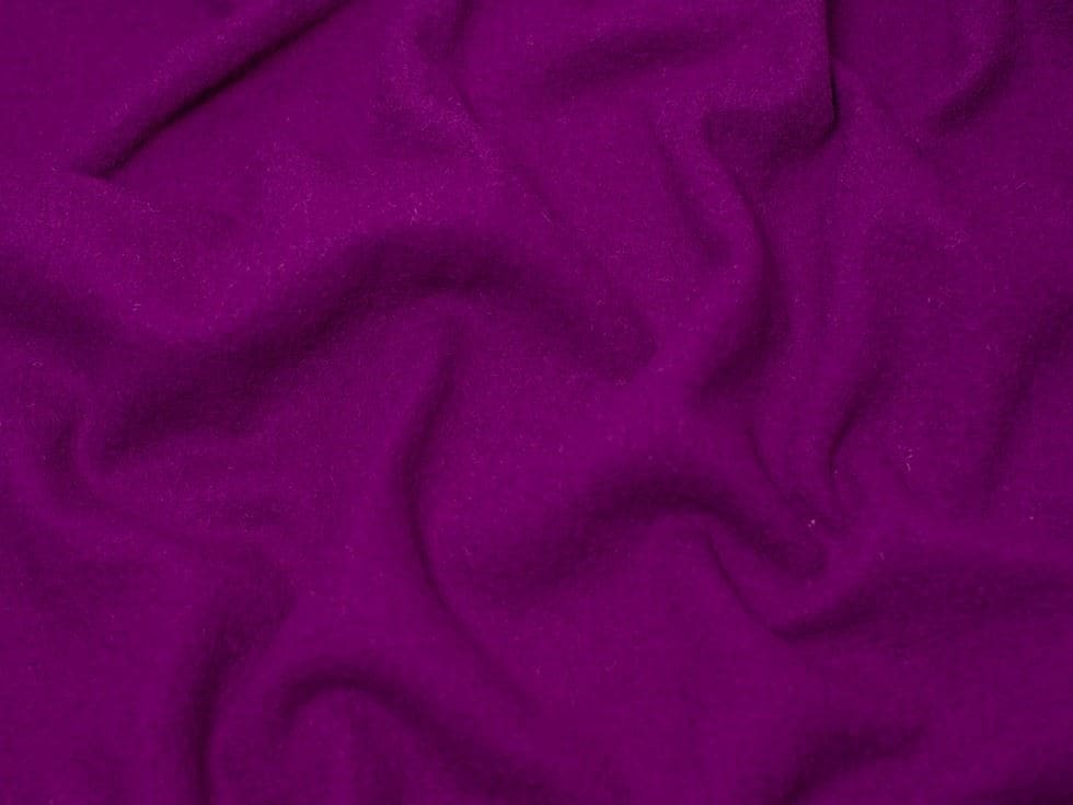 Minerva Core Range Pink 100% Pure Boiled Wool Coating Fabric for Dressmaking, 140cm / 55" Wide - per metre
