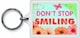 image 3 of Don't Stop Smiling Sentimental Keyring - Birthday Christmas Gift