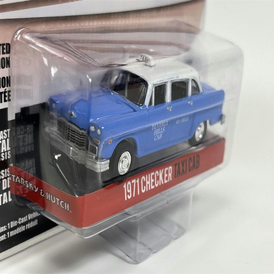 image 1 of Starsky & Hutch 1971 Checker Taxicab 1:64 Scale Greenlight 44955C