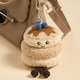 image 2 of OHS Sweetie Pie Bag Charm Keyring Soft Fleece Keychain