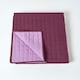 image 2 of Homescapes Cotton Quilted Reversible Bedspread Lavender Purple - 200 x 200 cm | Purple