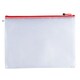 image 1 of Pack of 12 A5 Red Zip Strong Mesh Bags - Tough Waterproof Storage