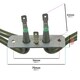 image 3 of SPARES2GO Fan Oven Element 2 Turn for Caple C2230 C2233 C2233BK C2236 Cooker 2000W