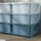 image 9 of HOMCOM Kids Storage Units with Drawers 3 Tier Chest Dresser Tower Blue | 113 x 37 x 56.5 cm