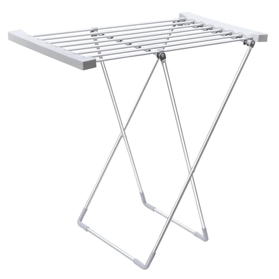 image 1 of Electric Heated 8 Bar Foldable Folding Clothes Horse Airer Dryer
