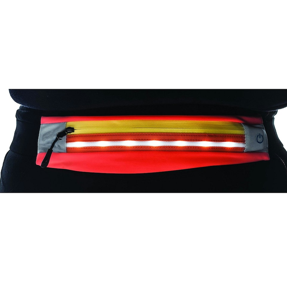 image 1 of AWE AWEViz 7 x Super White LED's Waist Belt Running/Cycling Orange
