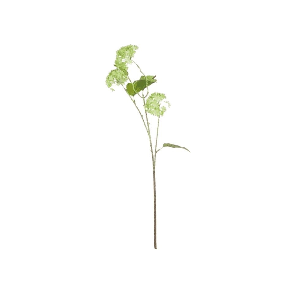 image 1 of Hill Interiors Faux Viburnum Spray - Green - 66cm