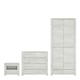 image 1 of Angel Package - 1 Drawer Bedside Cabinet + 2+3 Chest of Drawers + 2 Door 2 Drawer Fitted Wardrobe