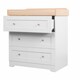 image 3 of Tutti Bambini Rio Chest Changer - Dove Grey/Oak