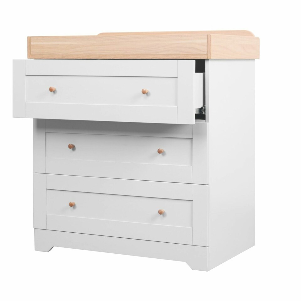 image 1 of Tutti Bambini Rio Chest Changer - Dove Grey/Oak