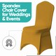 image 6 of Chair Cover Spandex Polyester Stretch Fabric Dining Slipcovers