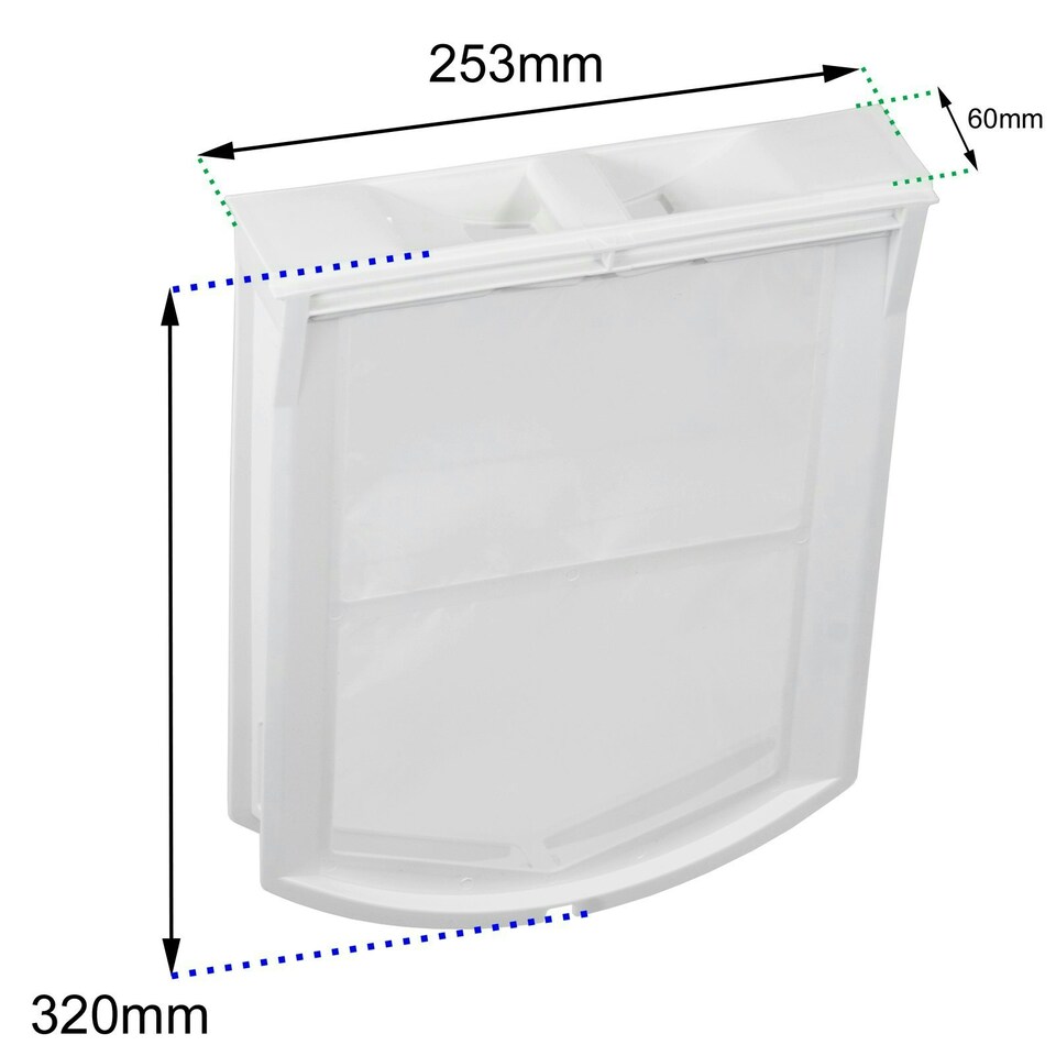 image 1 of SPARES2GO Tumble Dryer Filter compatible with Miele T1 T2 T4 T7 T8 T9 Fluff Catcher Mesh Lint Screen