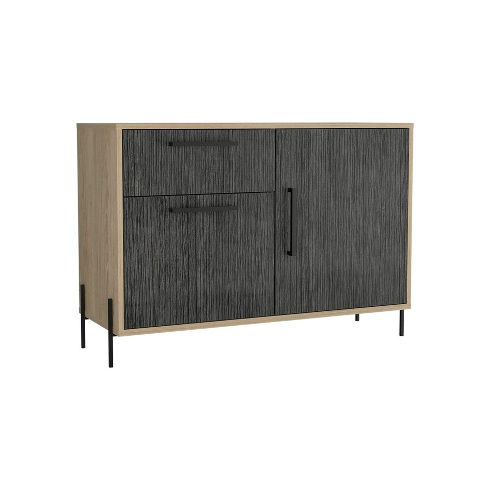 image 1 of Harvard, Small Sideboard With 2 Doors & 1 Drawer Brown