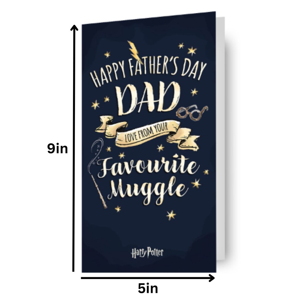 image 1 of Harry Potter 'Favourite Muggle' Father's Day Card