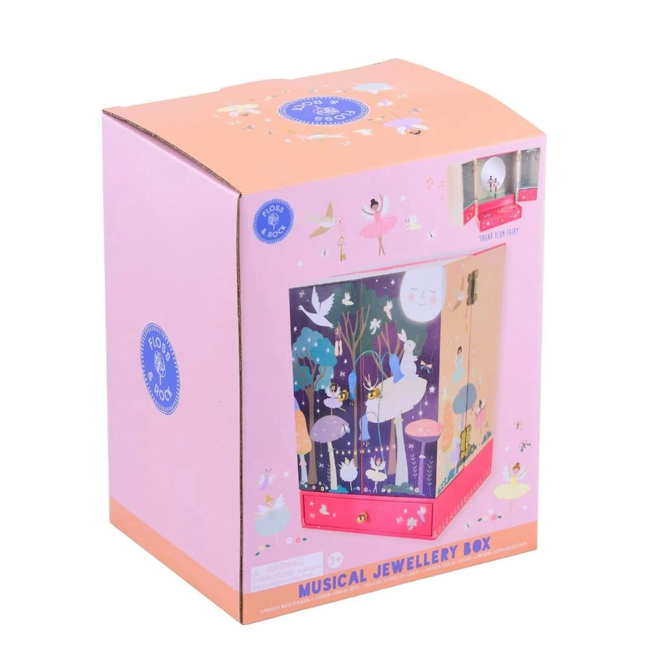 image 1 of Floss & Rock Childrens Enchanted Wardrobe Musical Jewellery Box