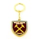 image 1 of West Ham FC Official Metal Football Crest Keyring - Claret - One Size