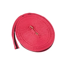 Kincade Brights Two Tone Padded Lunging Rein - Hot Pink/Black - 8m
