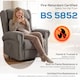 image 9 of HOMCOM Power Lift Recliner Chair for Elderly with Remote Control, Dark Grey