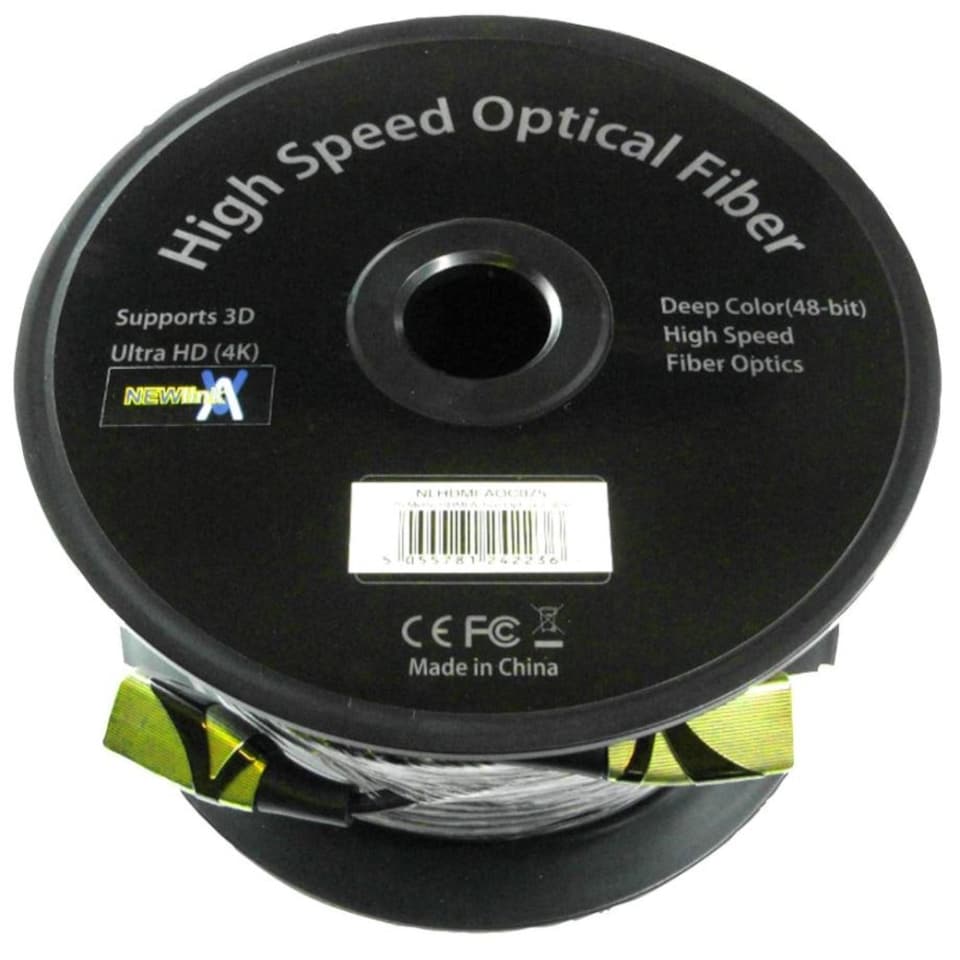 NEWLINK - High Speed AOC 4K UHD HDMI Active Fibre Optic Cable, 75m