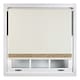 image 1 of FURNISHED Thermal Blackout Roller Blinds with Glitter Edge - (W)45cm x (L)210cm | Cream | Cream | (W) 45cm x (L) 210cm