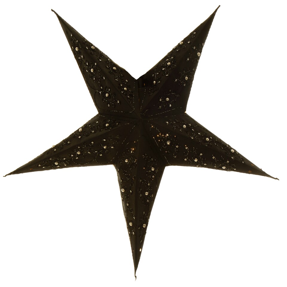 image 1 of Interiors by Premier 5 Point Black Paper Star