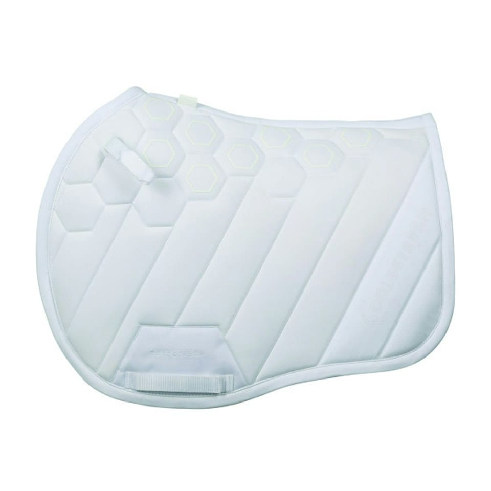 image 1 of Coldstream Edrom Horse Saddlepad - White - Pony/Cob