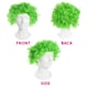 image 4 of Pack of 12 Green Curly Wig | Green | One Size