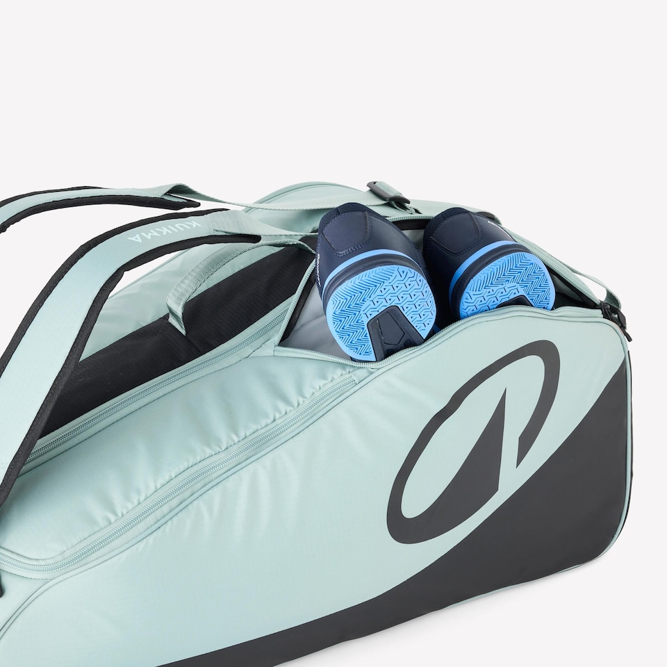 image 1 of Decathlon Insulated 9-Racket Tennis Bag L Pro - Green/Black