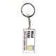 image 2 of Aston Villa FC Street Sign Keyring | Silver | Silver/White | 1