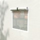 image 9 of Outsunny Walk-in Outdoor Green House with Door and Mesh Windows, White