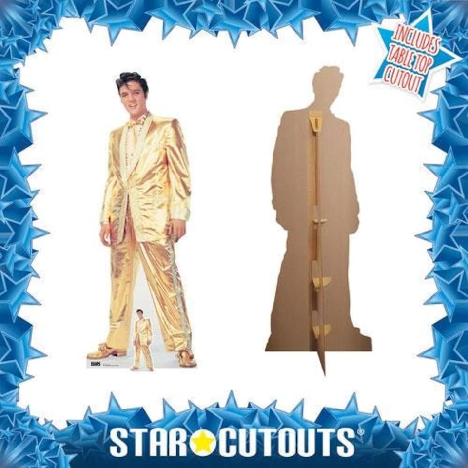 image 1 of Elvis Gold Remastered Lifesize Cardboard Cutout 183cm