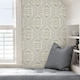 image 7 of NuWallpaper NU3252 Alida Peel & Stick Wallpaper, Grey & Yellow Multi