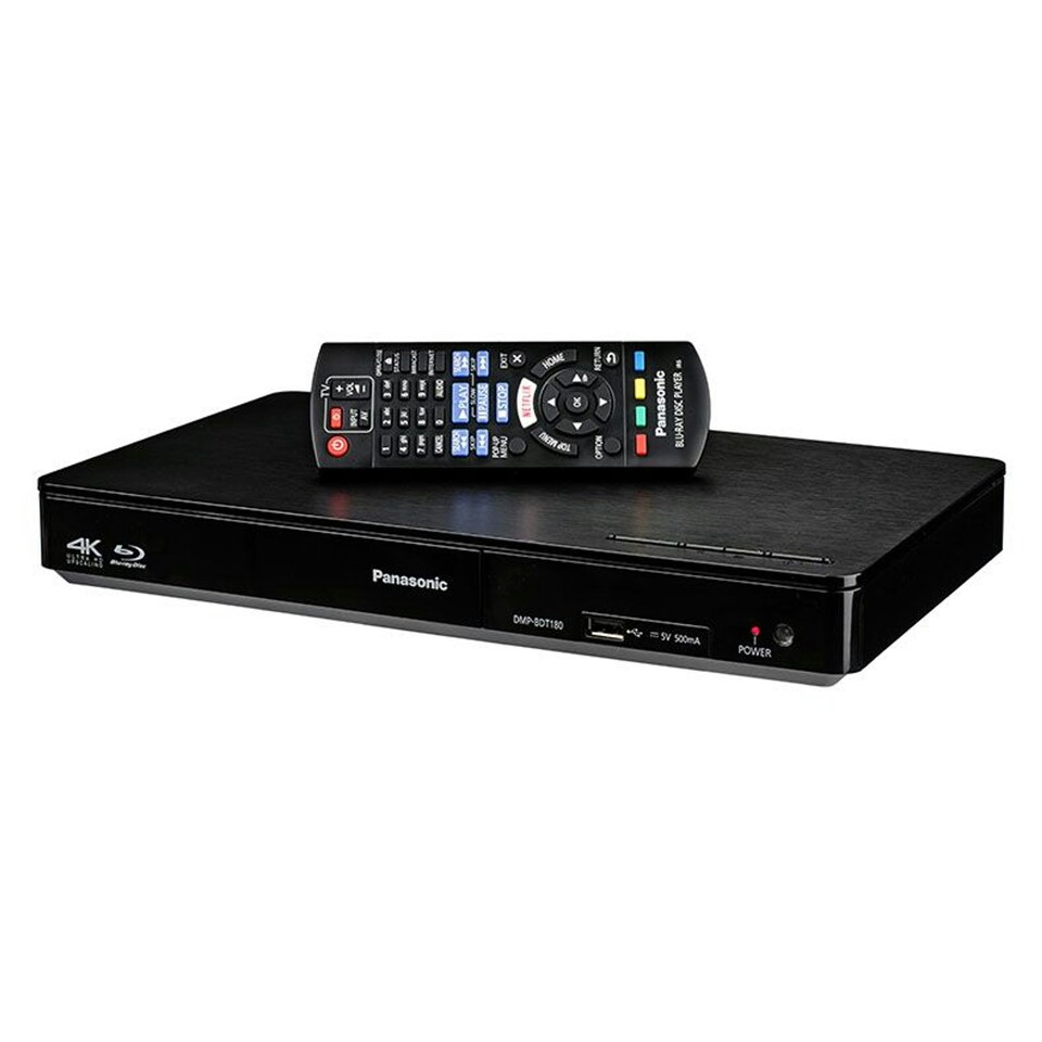 image 1 of Panasonic DMP-BDT180 Black BluRay Player MultiRegion DVD Player