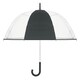 image 1 of MidOcean Gota Stick Umbrella - Black/Transparent - One Size Black