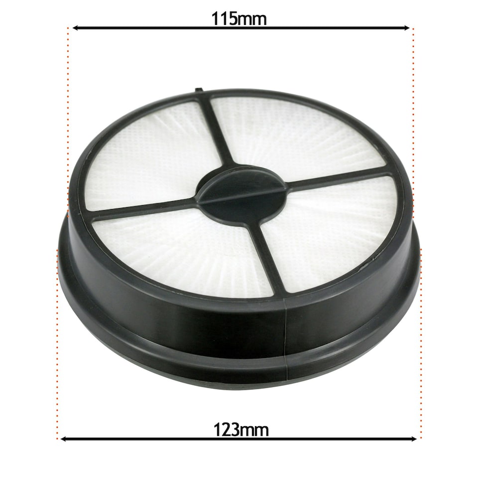image 1 of SPARES2GO Type 27 Pre & Post Motor HEPA Filter Kit for AmazonBasics Vacuum Cleaner