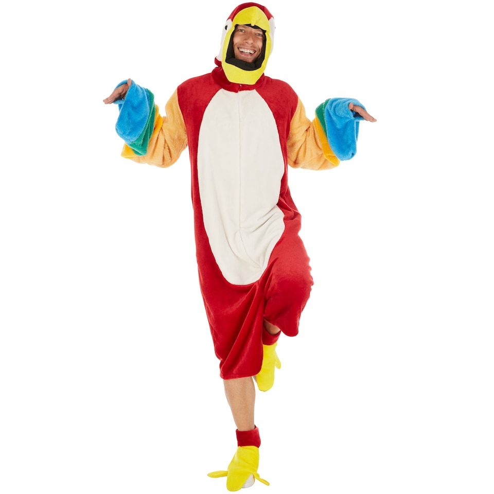 image 1 of Parrot Costume | Red | colourful | M | 1