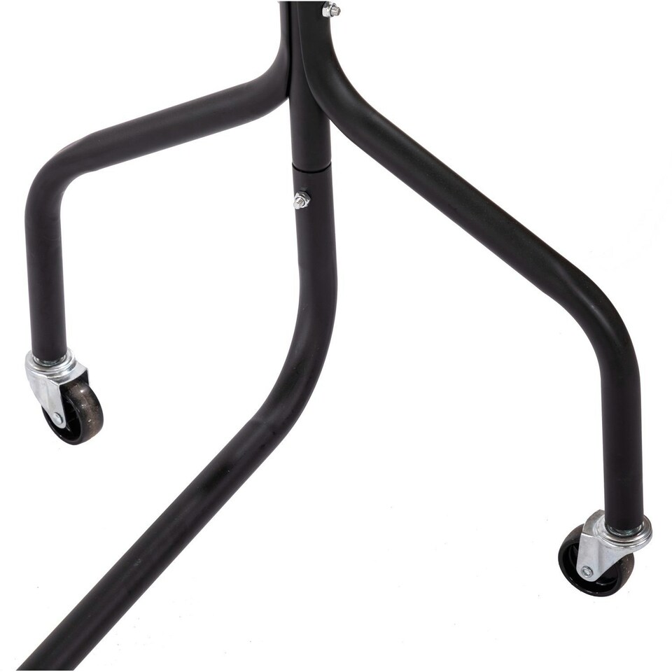 image 1 of Oypla 6ft Garment Clothes Rail Super Heavy Duty All Metal Black Black | One Size