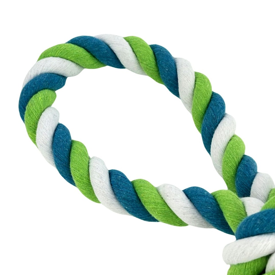 image 1 of HugglePets Tennis Ball Tugger Dog Toy