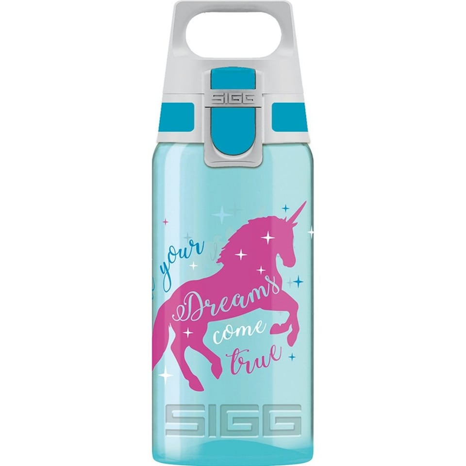image 1 of Sigg Childrens/Kids Viva One Water Bottle - Blue/Pink - 0.5L