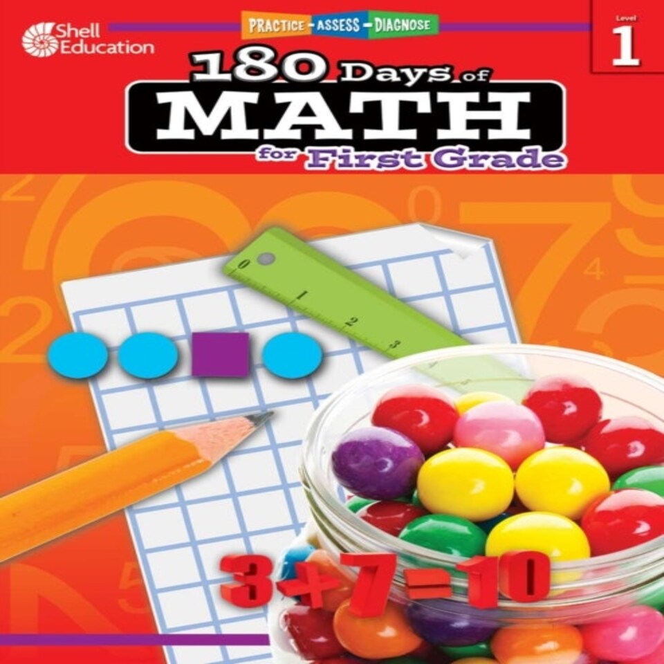 180 Days: Math For First Grade