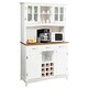 image 1 of COSTWAY Kitchen Storage Cabinet Buffet Cupboard Sideboard White