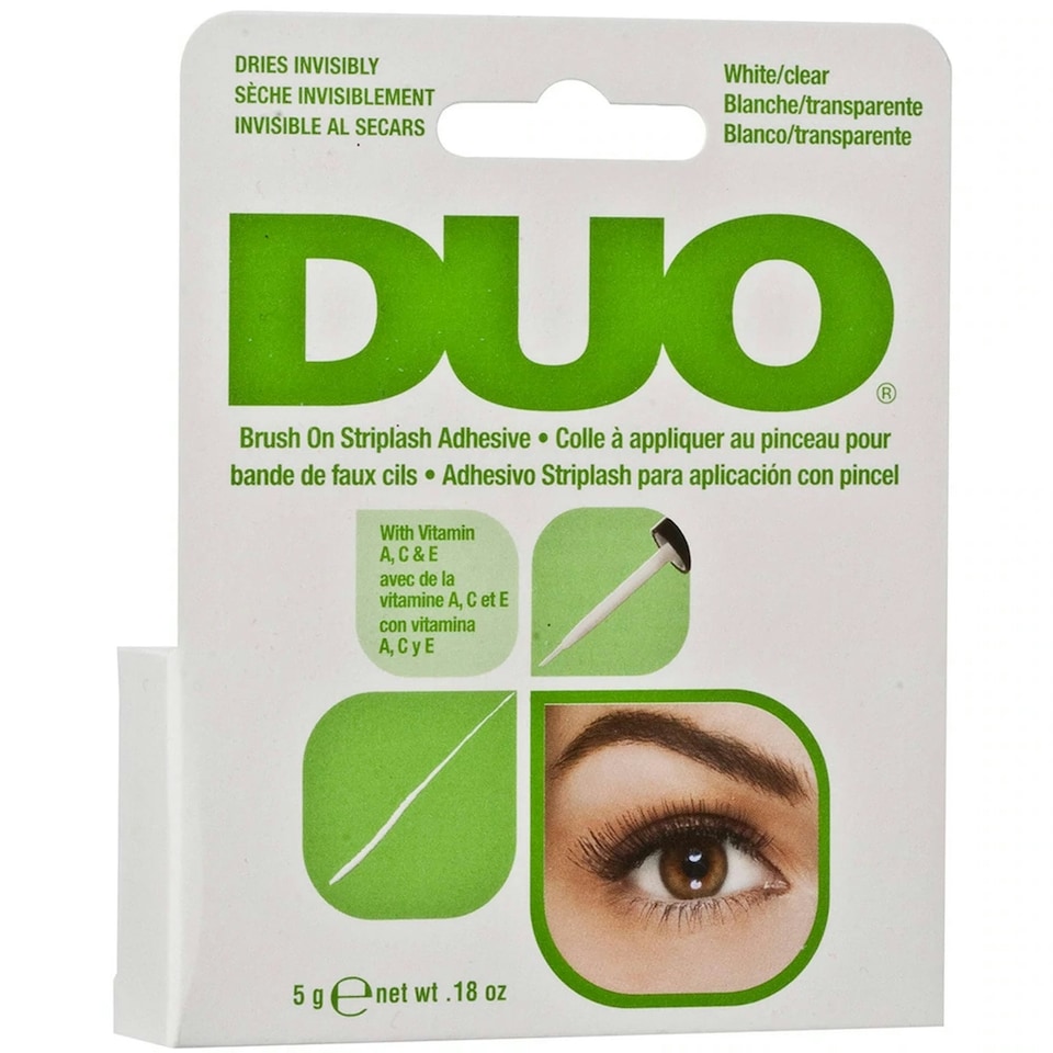 DUO Brush On Eyelash Adhesive White/ Clear 5g