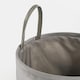 image 6 of OHS Velvet Storage Basket Home Modern Hamper Clothes Toys Organiser Fabric Bag Grey | Charcoal Grey