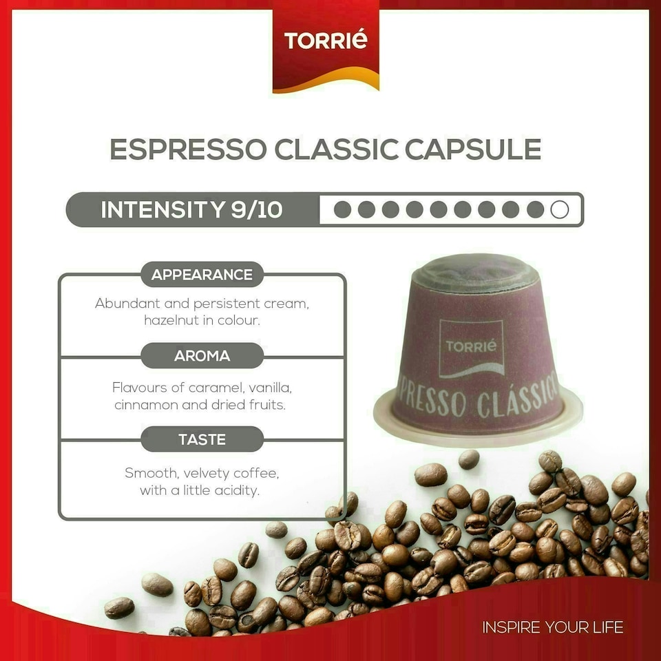 image 1 of Home Compostable - Classic Taste - Nespresso ® Compatible Biodegradable Coffee Capsules (10 Pods)