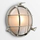 image 2 of ValueLights Stern Nautical Brushed Silver Bulkhead Light and E27 GLS LED 4W Warm White 2700K Bulb