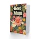 image 2 of Mothers Day Card Best Spring Flowers Floral Mum Card