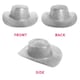image 5 of Silver Glitter Cowboy Hat | Silver | 6
