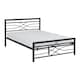 image 1 of Kelly 4 Feet 6 Inches Bed Frame - L200 x W145 x H97 cm - Black