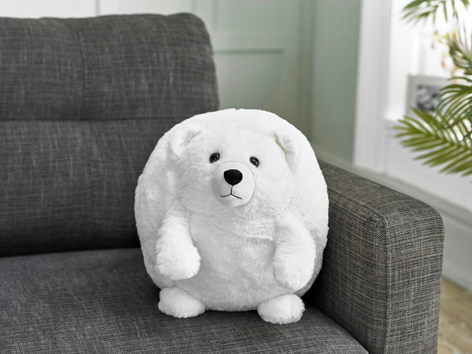 image 1 of Soft Cuddly Giant Handwarmer Cozy Polar Bear